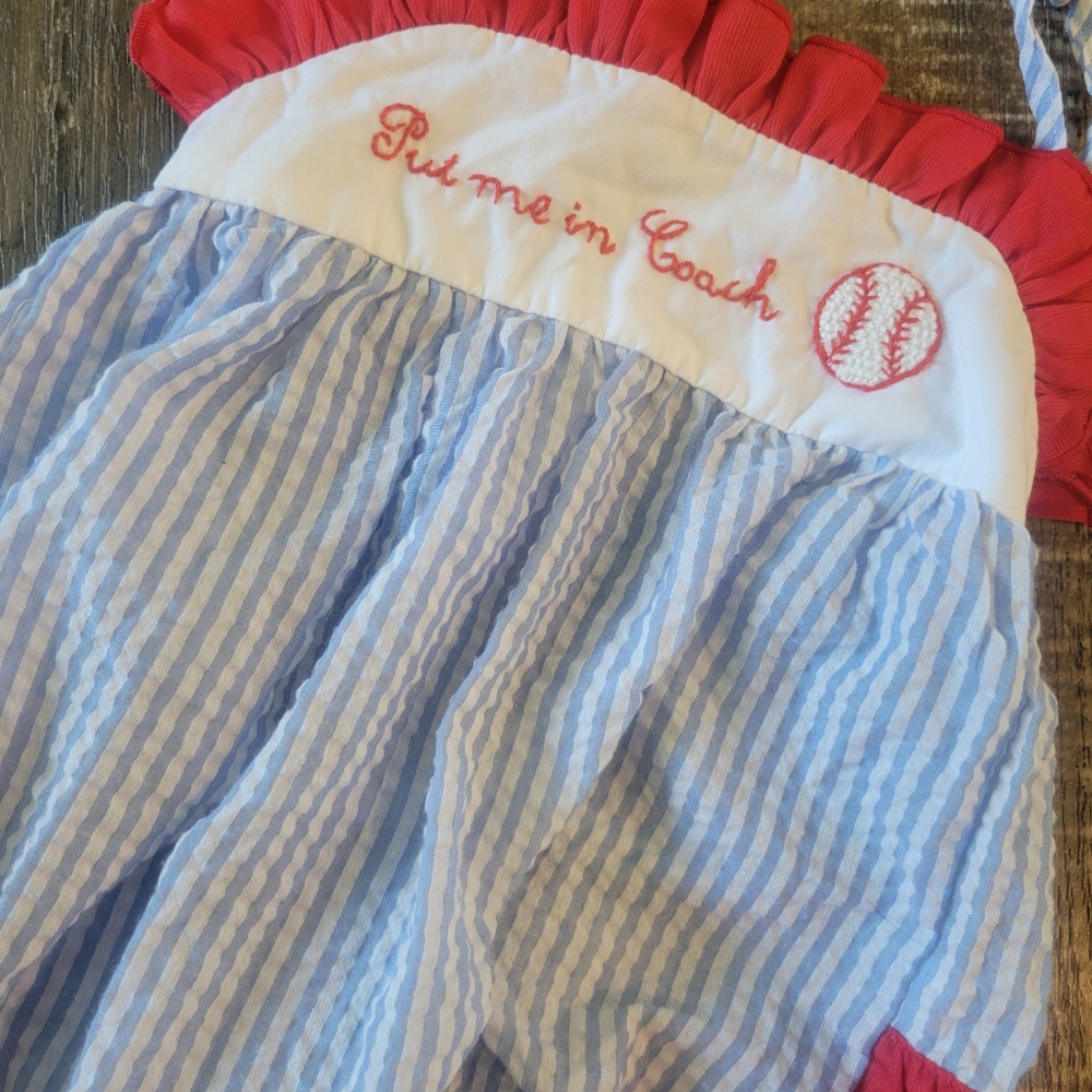 Baseball Romper - Picture 2 of 3